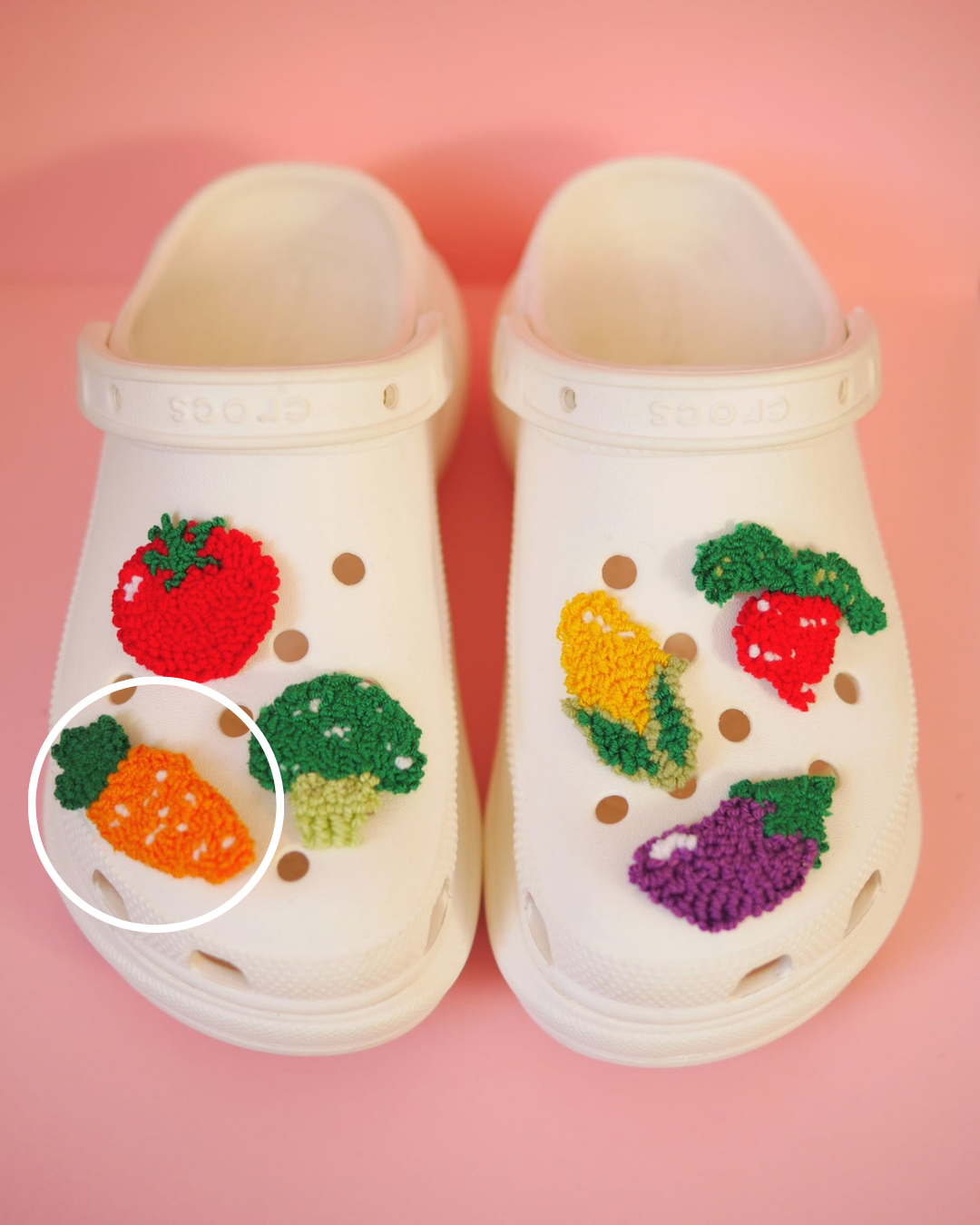Veggie Punch Shoe Charms