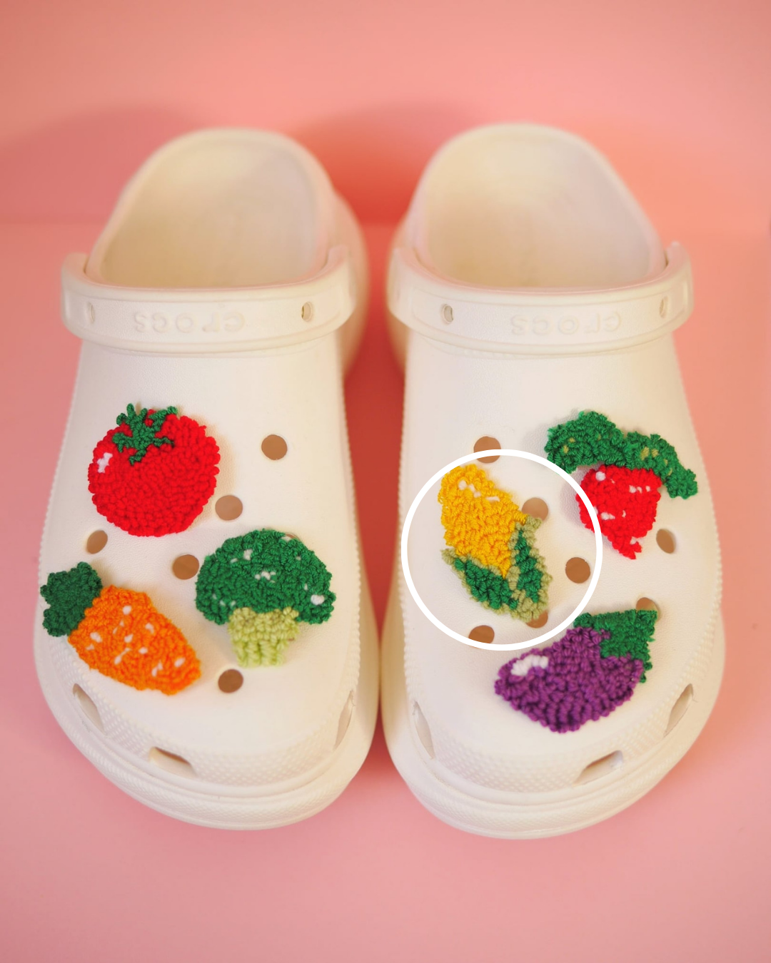 Veggie Punch Shoe Charms
