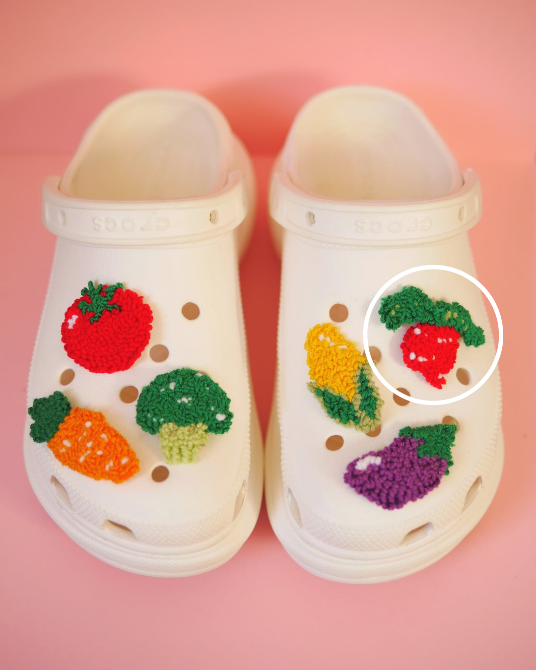 Veggie Punch Shoe Charms
