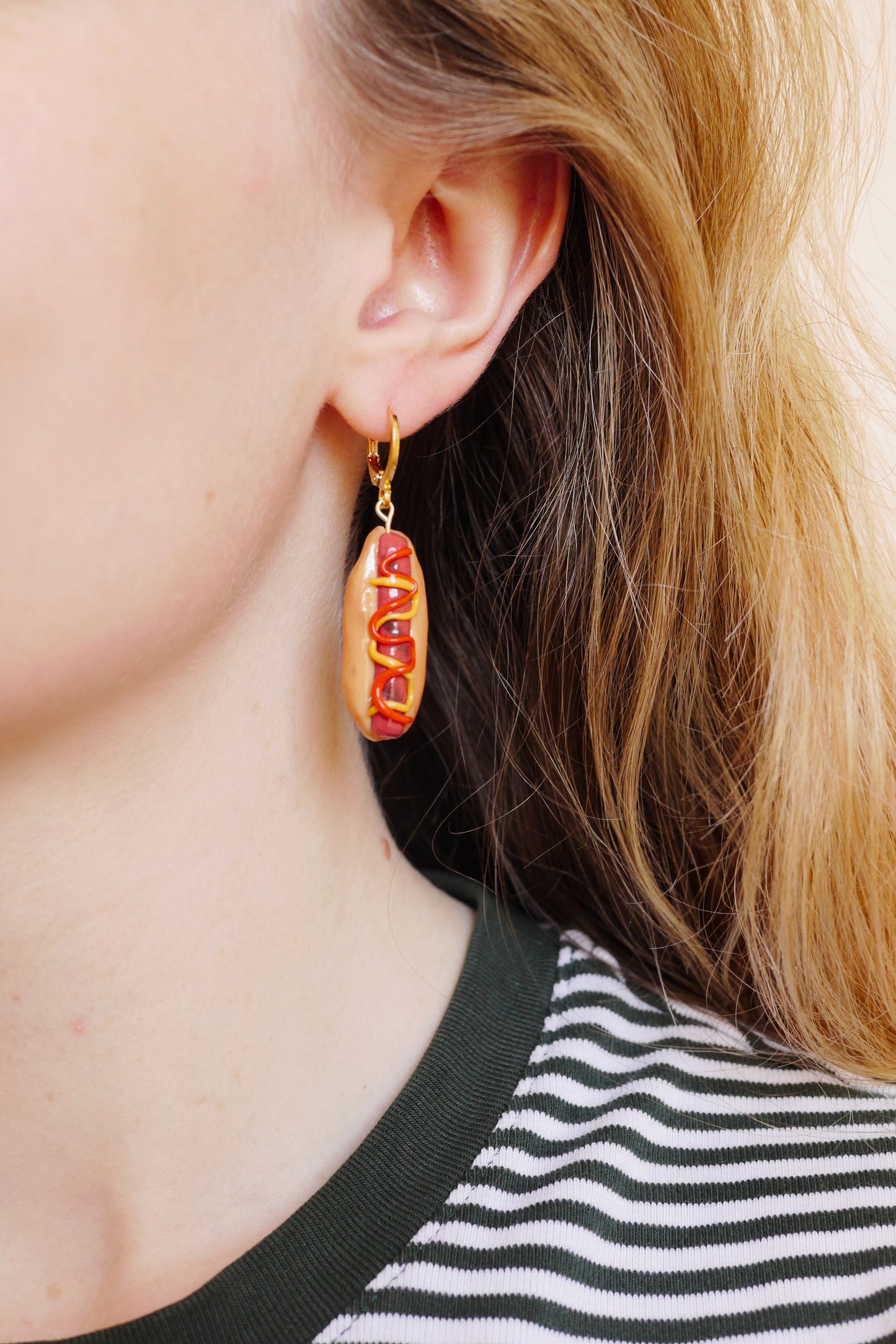 Hot Dog Earrings