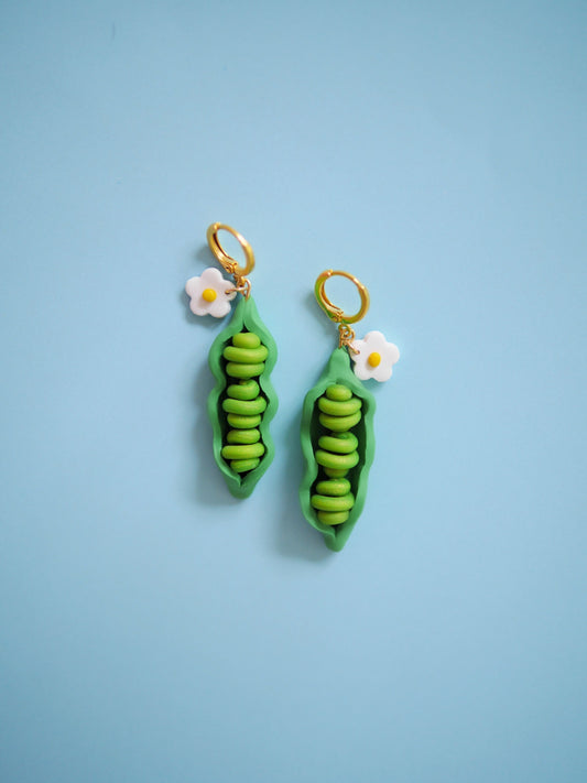 Peapod Doodle Earrings