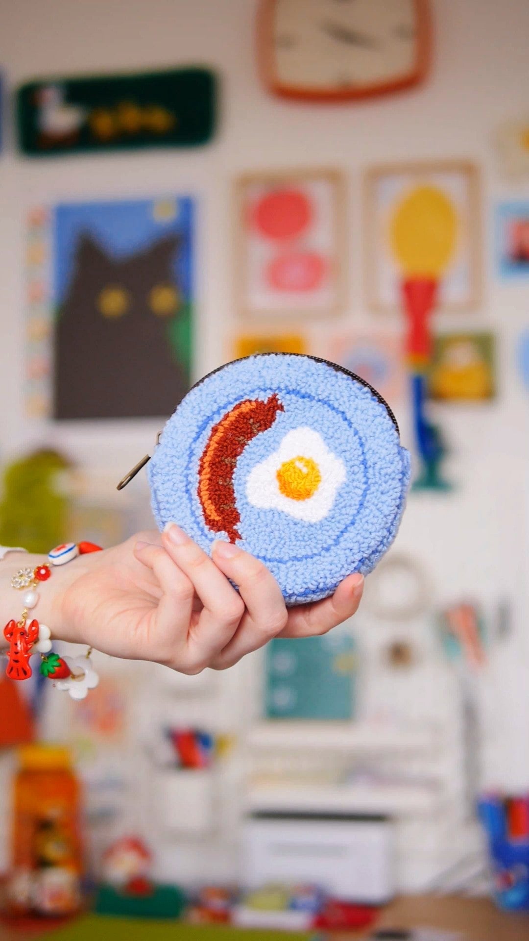 Sausage n' Egg Plate Wallet