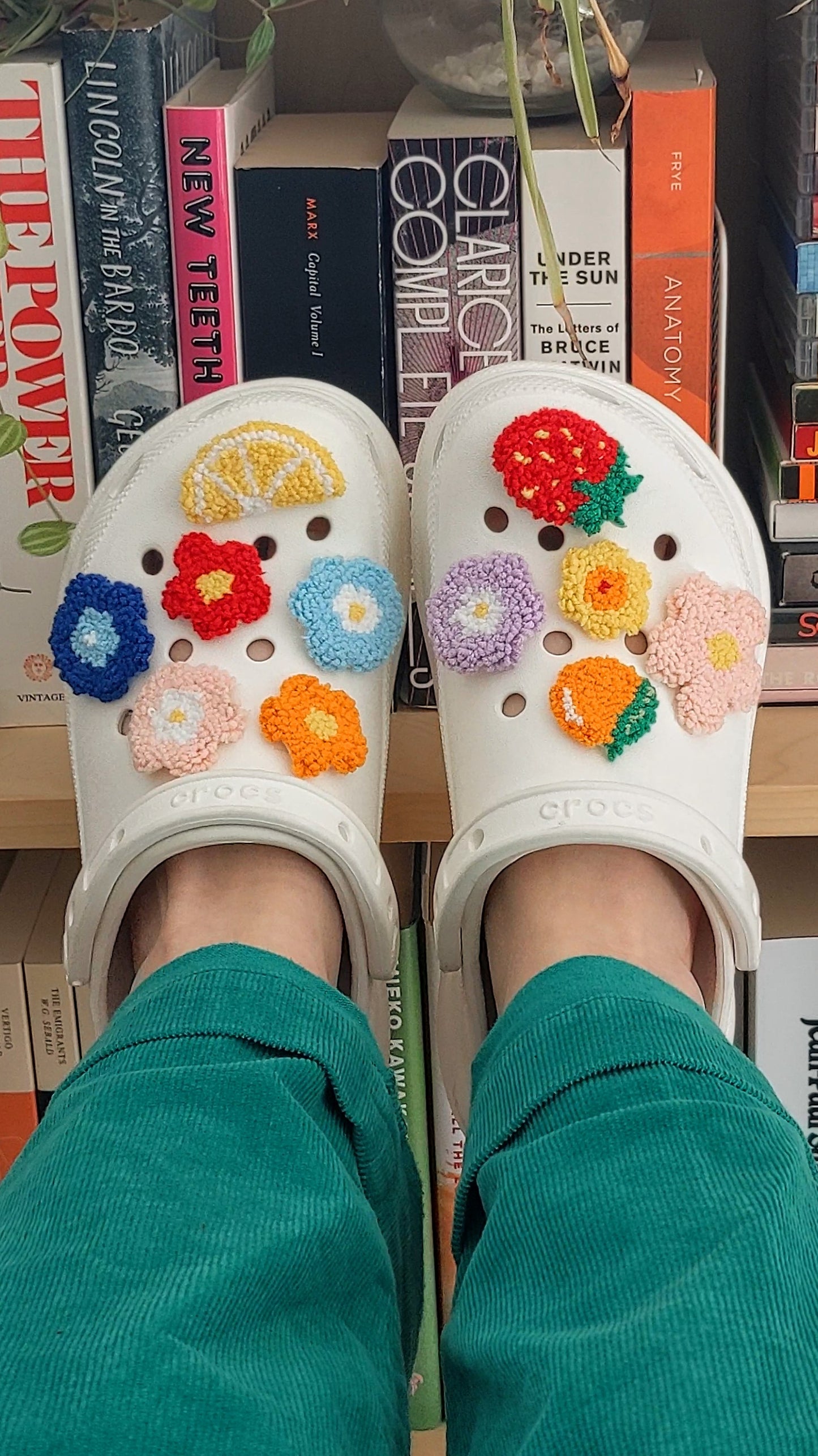 Flower Punch Shoe Charms