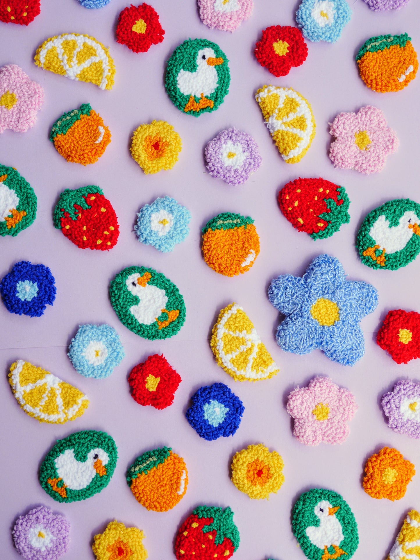 Flower Punch Shoe Charms