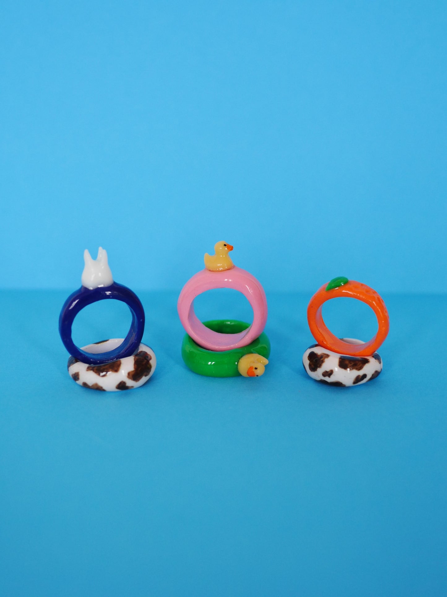 Handmade Clay Rings
