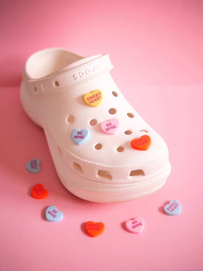 Conversation Heart Shoe Charm