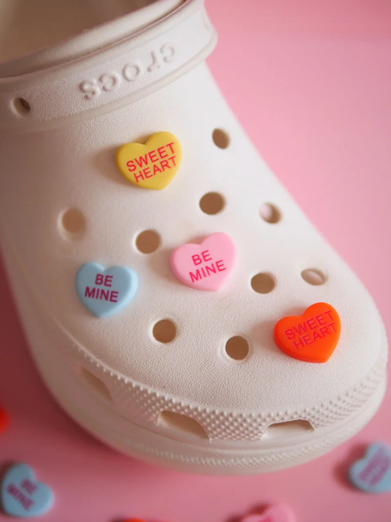 Conversation Heart Shoe Charm
