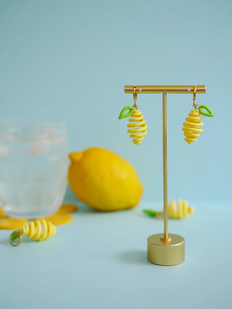 Lemon Doodle Earrings