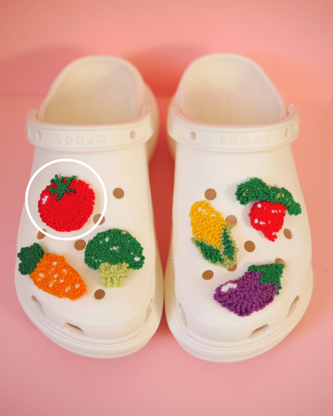 Veggie Punch Shoe Charms