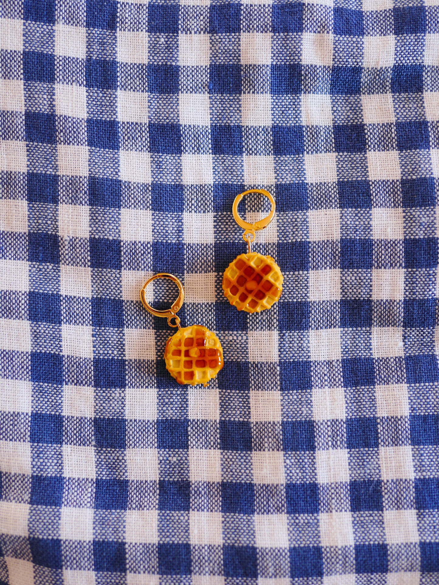 Waffle Earrings