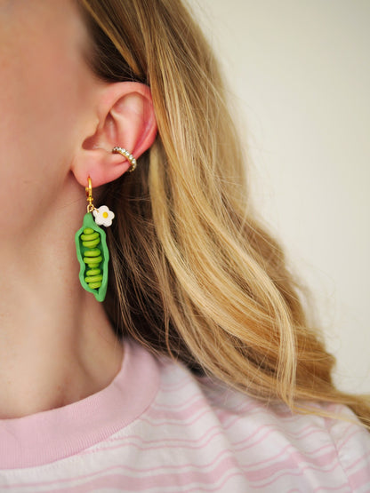 Peapod Doodle Earrings