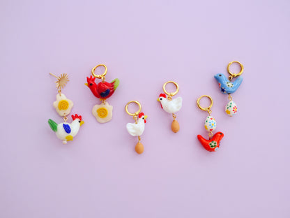 Chicken n' Egg Earrings