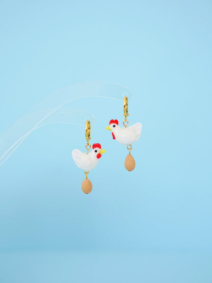 Chicken n' Egg Earrings