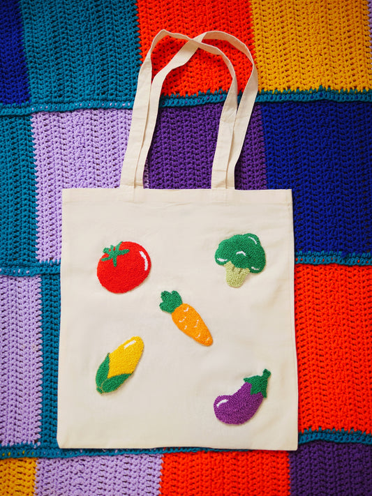 Veggie Harvest Tote Bag