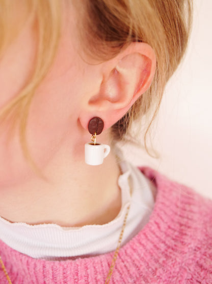 Black Coffee Earrings