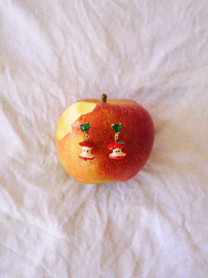 Apple Core Earrings