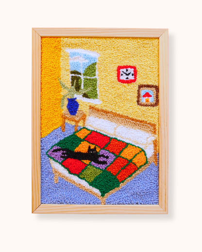 Framed Bedroom Scene