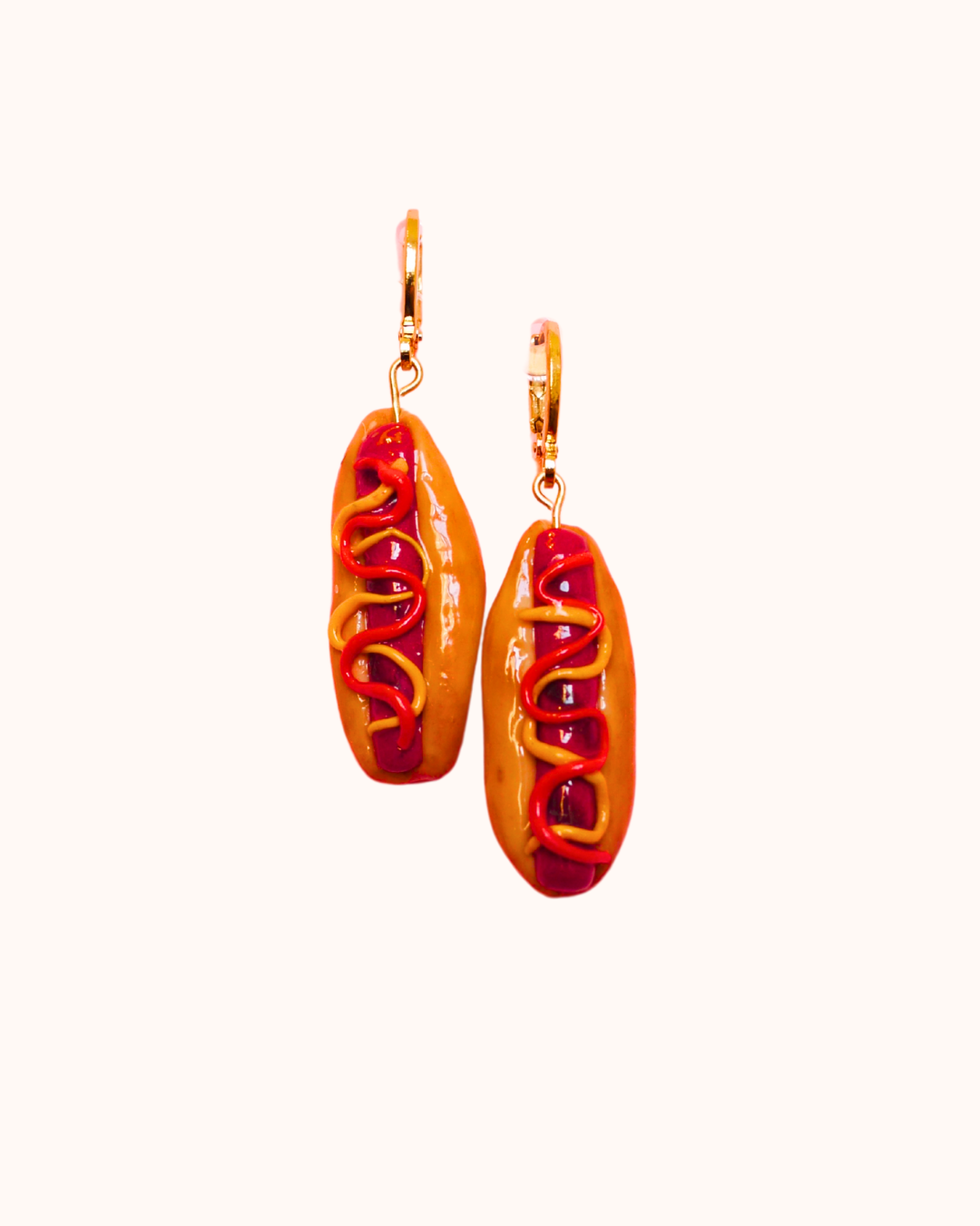 Hot Dog Earrings