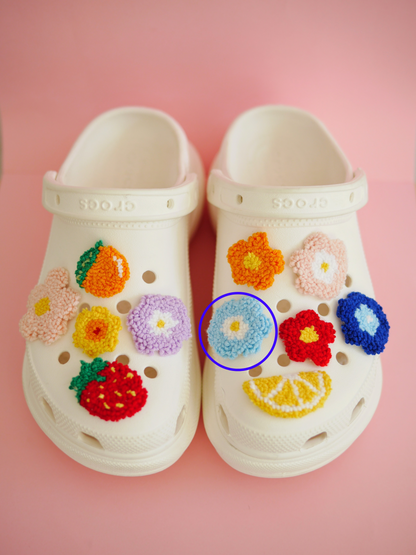 Flower Punch Shoe Charms