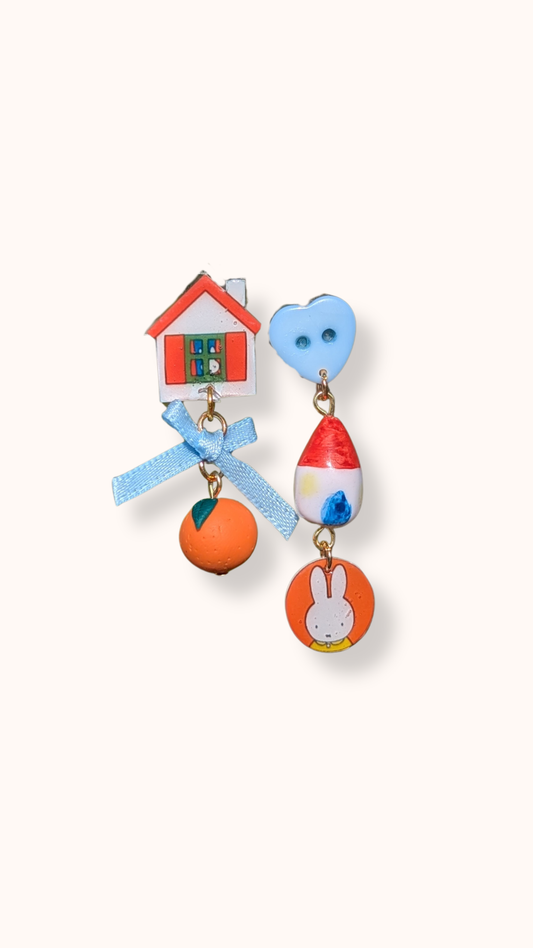 Is Miffy Home? Earrings