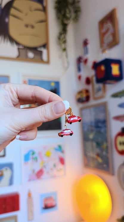 Tiny Car Earrings