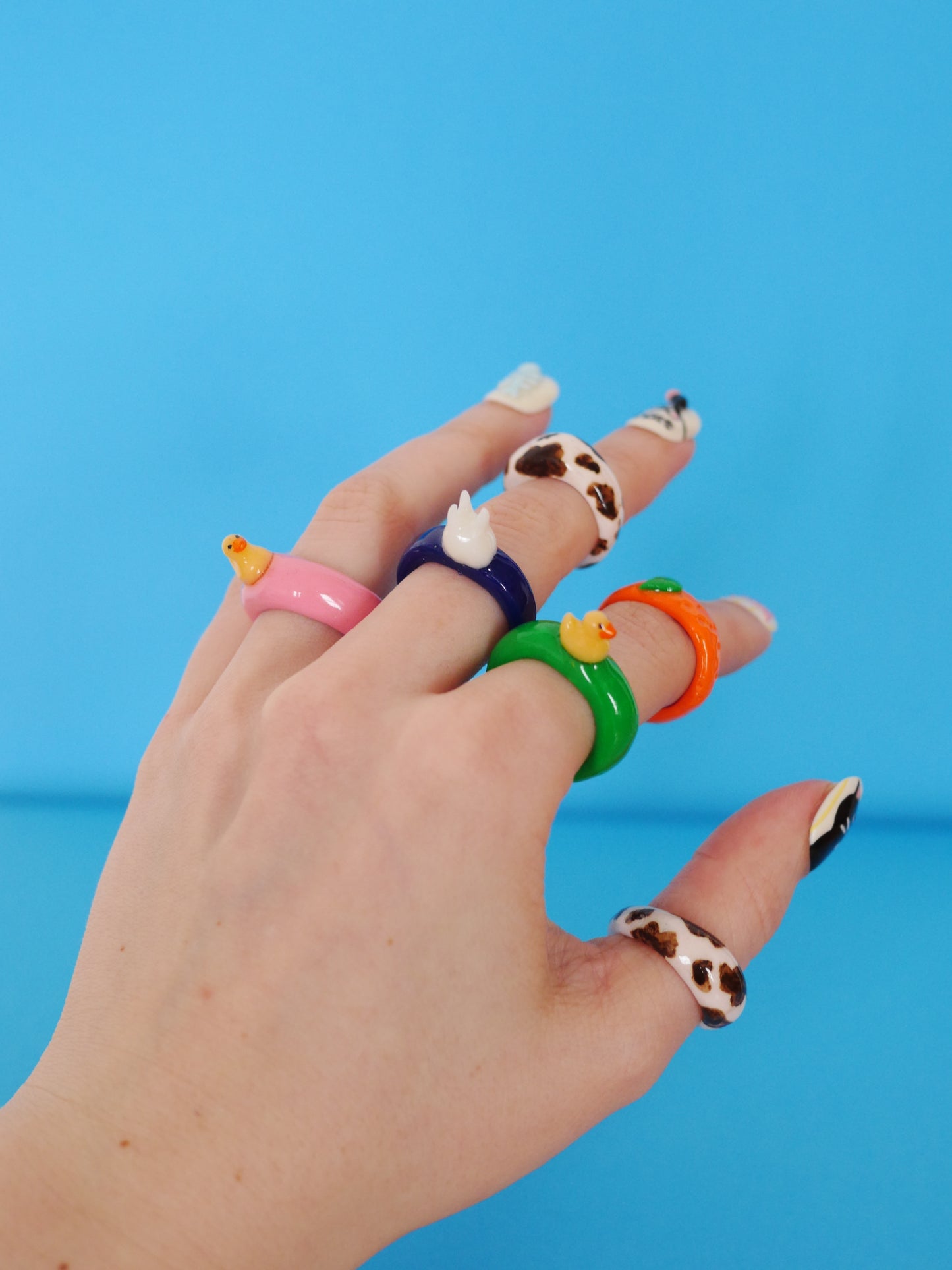 Handmade Clay Rings