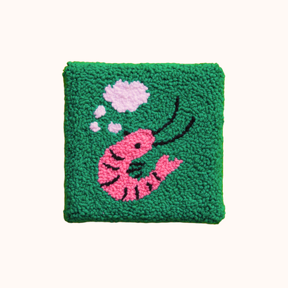 Thinkin' Shrimp Wall Tile