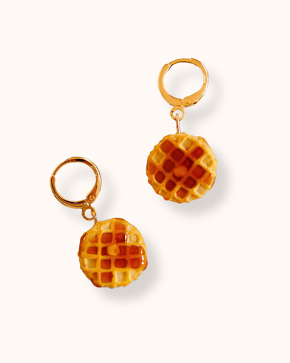 Waffle Earrings