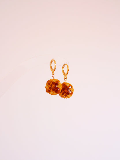 Waffle Earrings