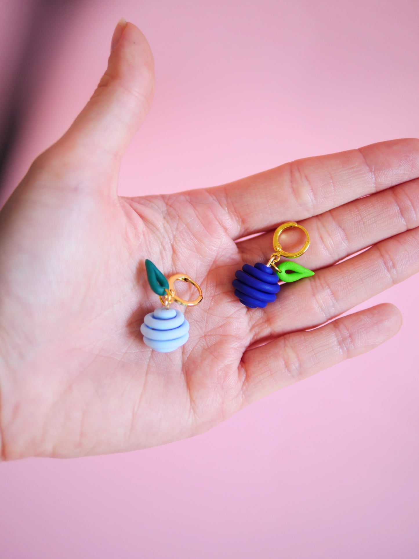 Blueberry Doodle Earrings