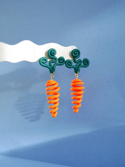 Carrot Doodle Earrings