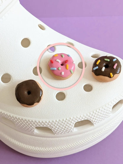 Donut Shoe Charms