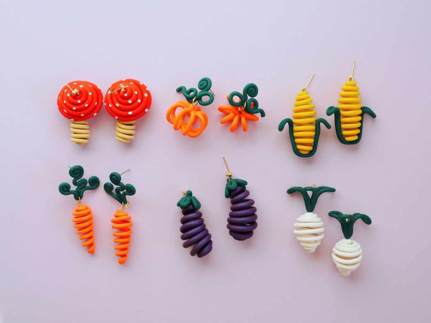 Pumpkin Doodle Earrings