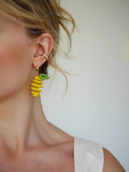 Lemon Doodle Earrings