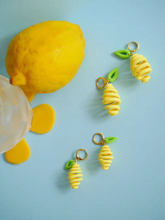 Lemon Doodle Earrings