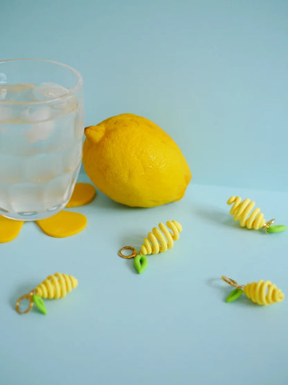 Lemon Doodle Earrings