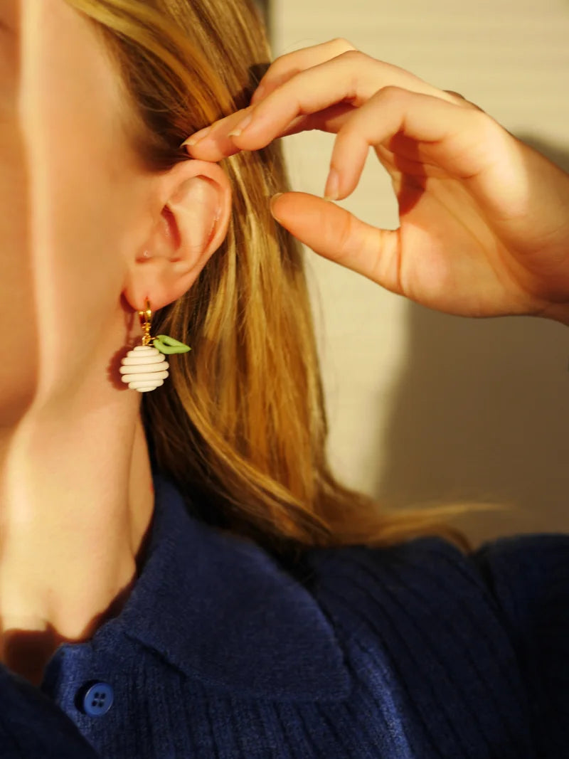 Snowberry Doodle Earrings